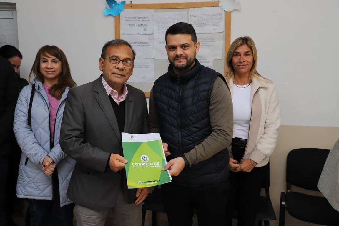 Cardozo puso en funciones al nuevo director del centro de salud de Ingenio Primer Correntino