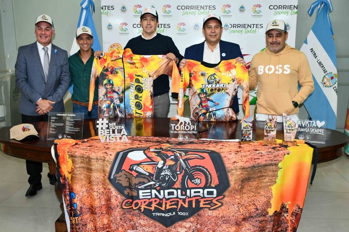Presentaron el Enduro Toropí de Bella Vista, que combina deporte, naturaleza y turismo