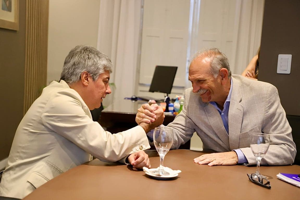 El ministro Emilio Lanari se reunió con el rector de la UNNE