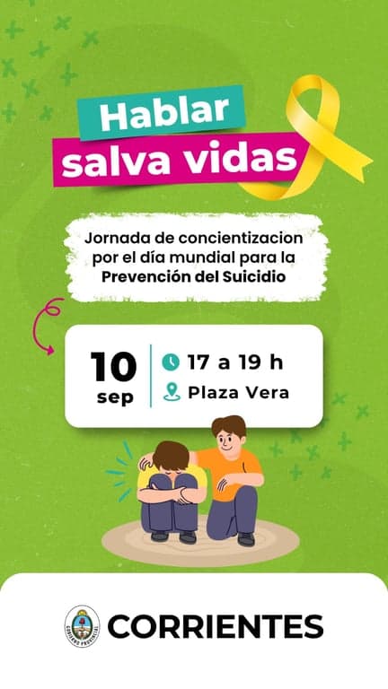 El Gobierno provincial impulsa jornada de concientización por la prevención del suicidio